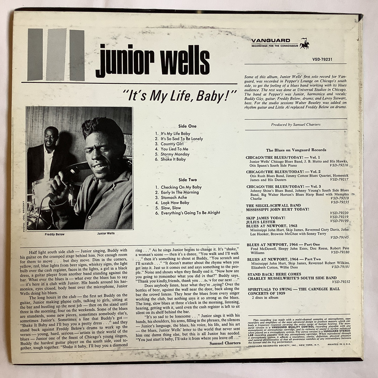 Wells, Junior - It's My Life Baby
