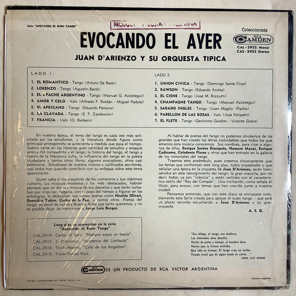Miscellaneous - Evocando El Ayer
