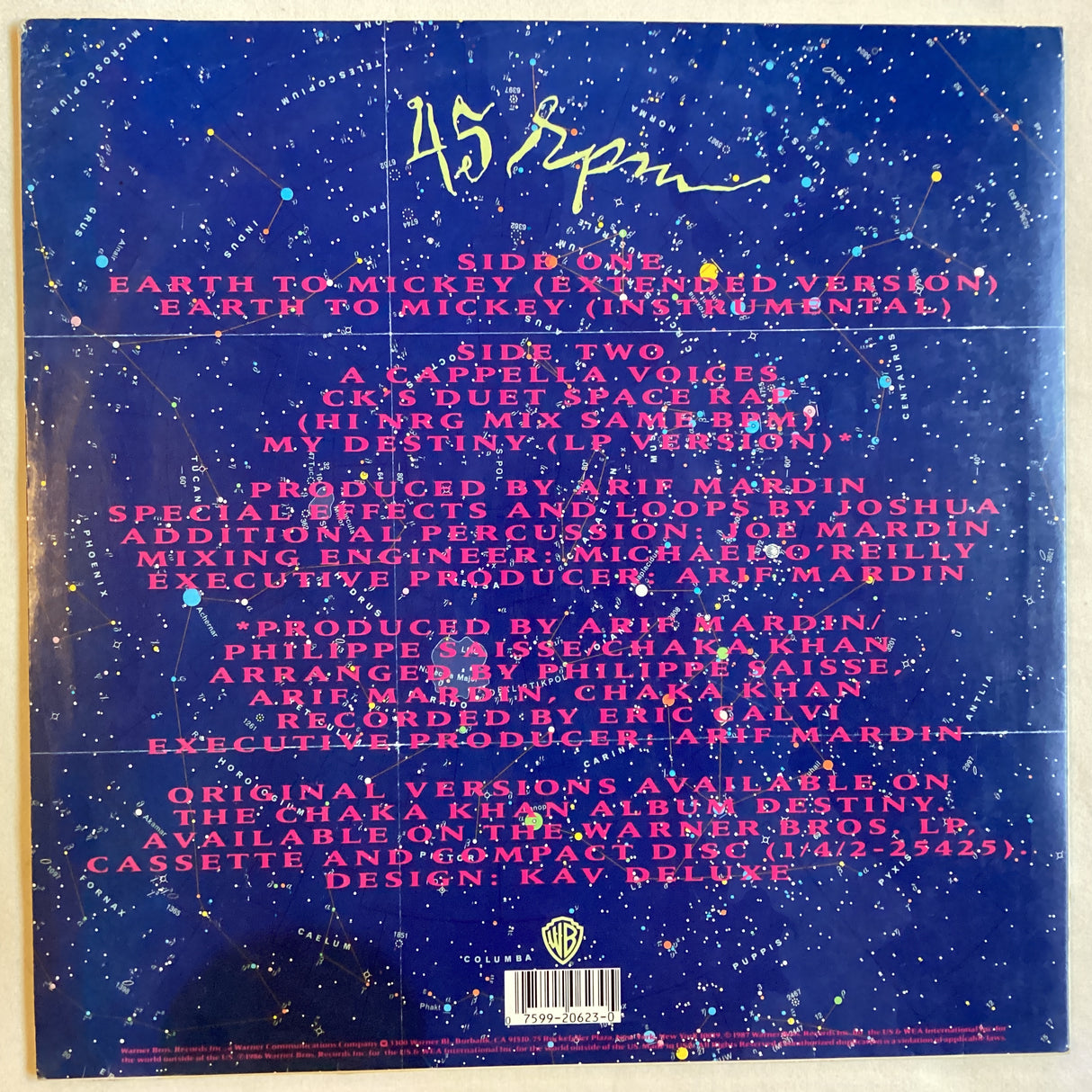Khan, Chaka - Earth To Mickey