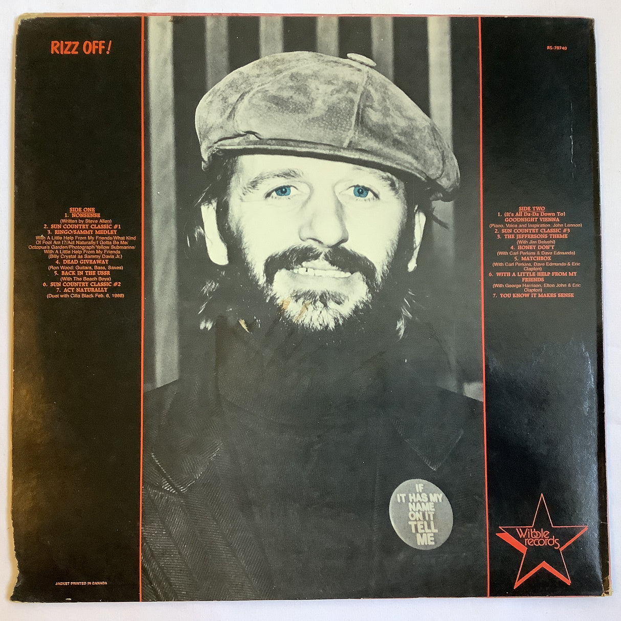 Starr, Ringo - Rizz Off!