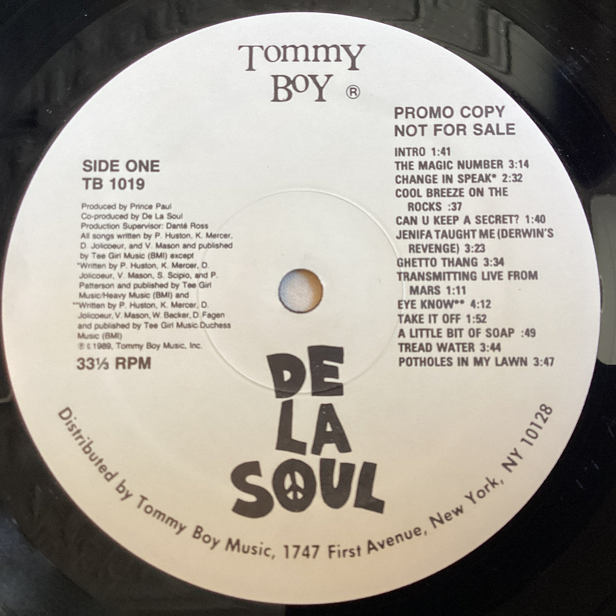 De La Soul - 3 Feet High And Rising