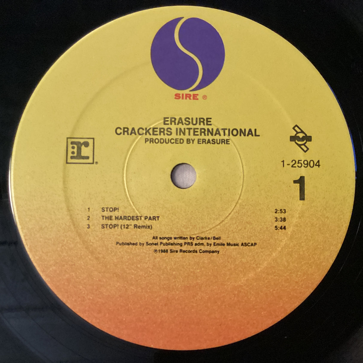 Erasure - Crackers International