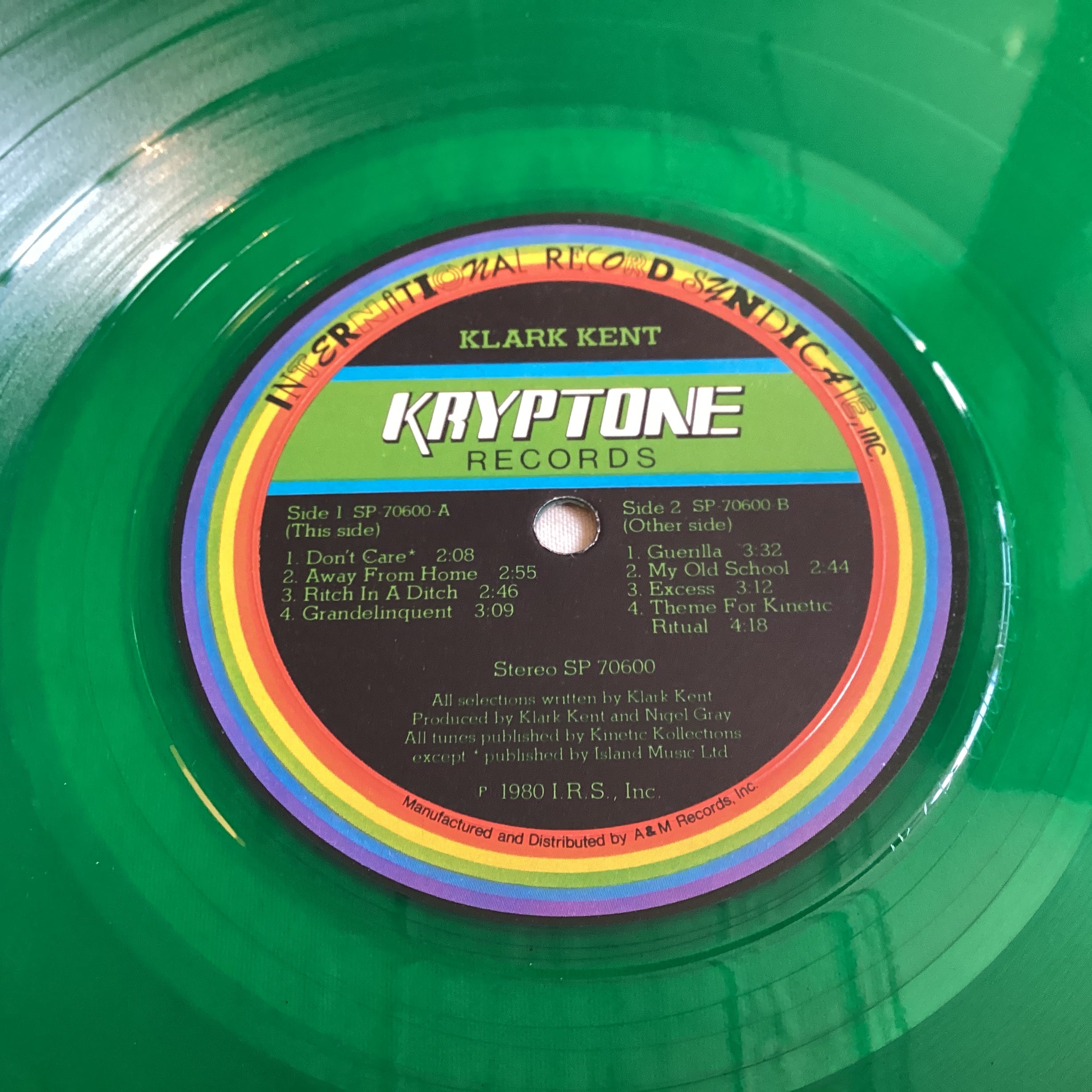 Copeland, Stewart - Klark Kent Promo, Vinyl Record Album LP