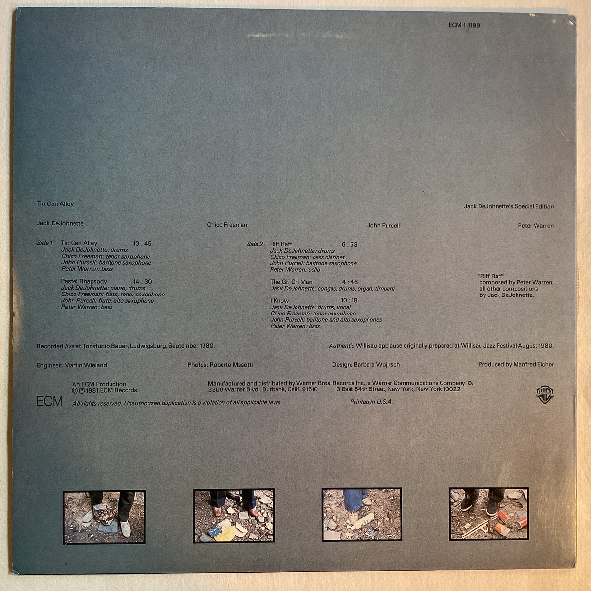 Dejohnette, Jack - Tin Can Alley