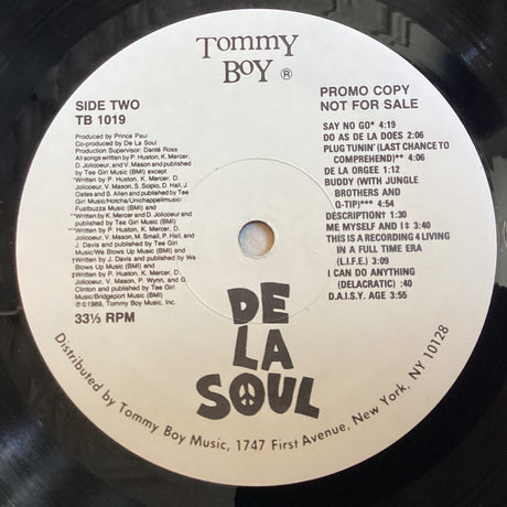 De La Soul - 3 Feet High And Rising