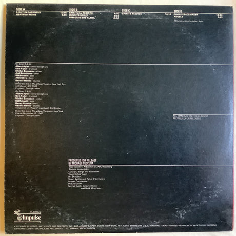 Ayler, Albert - Village Concerts