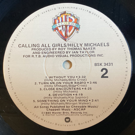Michaels, Hilly - Calling All Girls