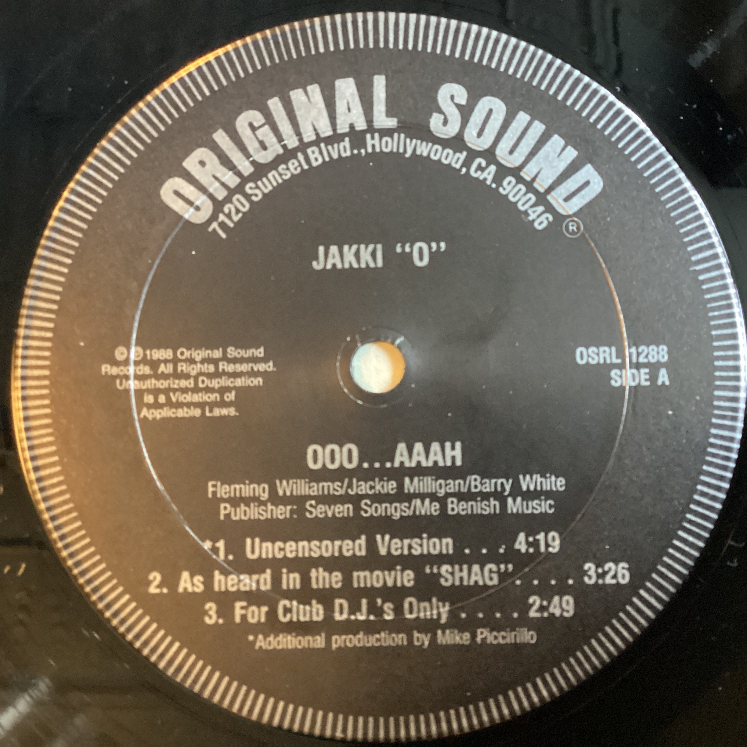 Jakki O - OOOAAAH – Joe's Albums