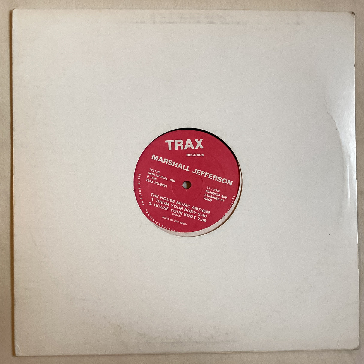 Jefferson, Marshall - House Music Anthem