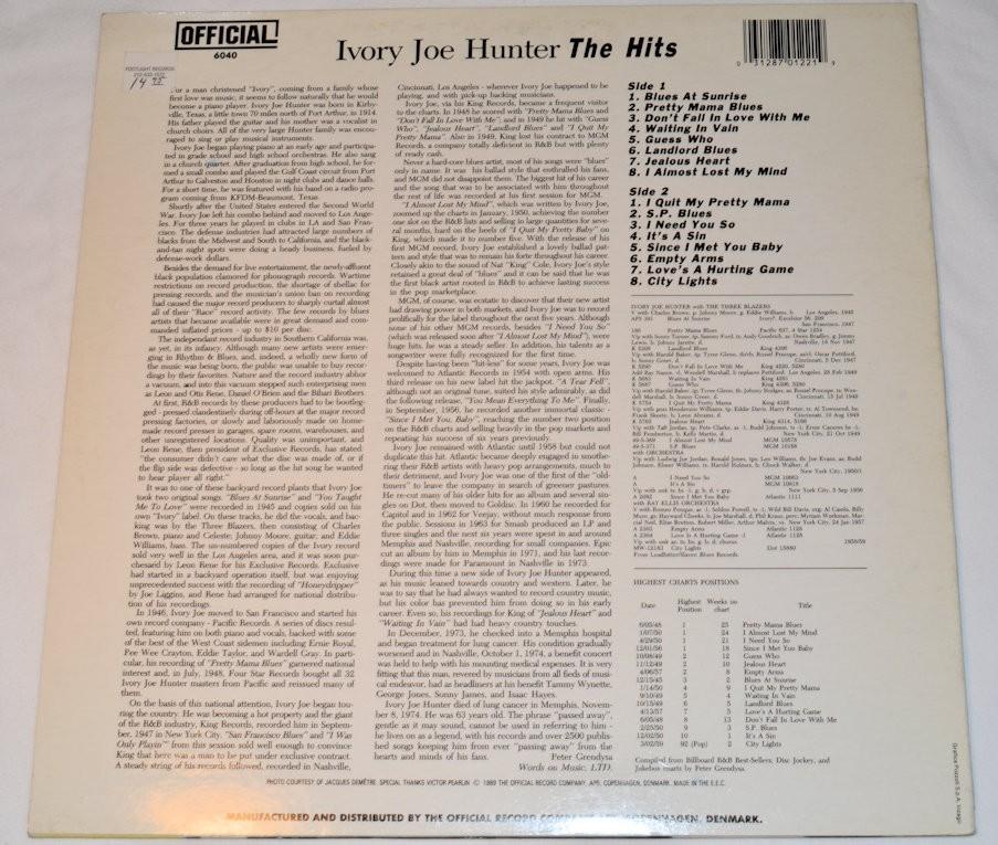 Hunter, Ivory Joe - The Hits