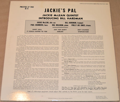 McLean, Jackie - Jackie's Pal