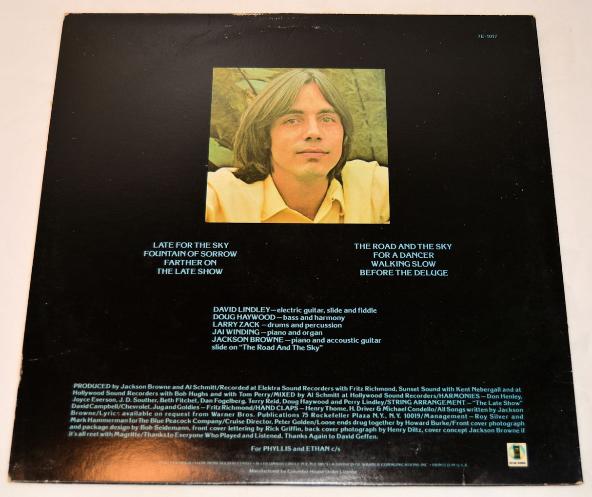 Browne, Jackson - Late For The Sky