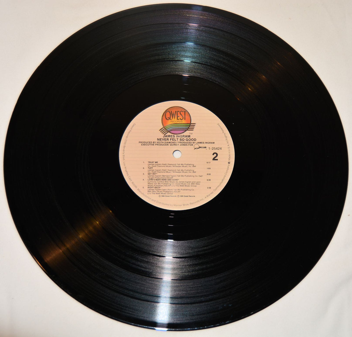 Ingram, James - Never Felt So Good