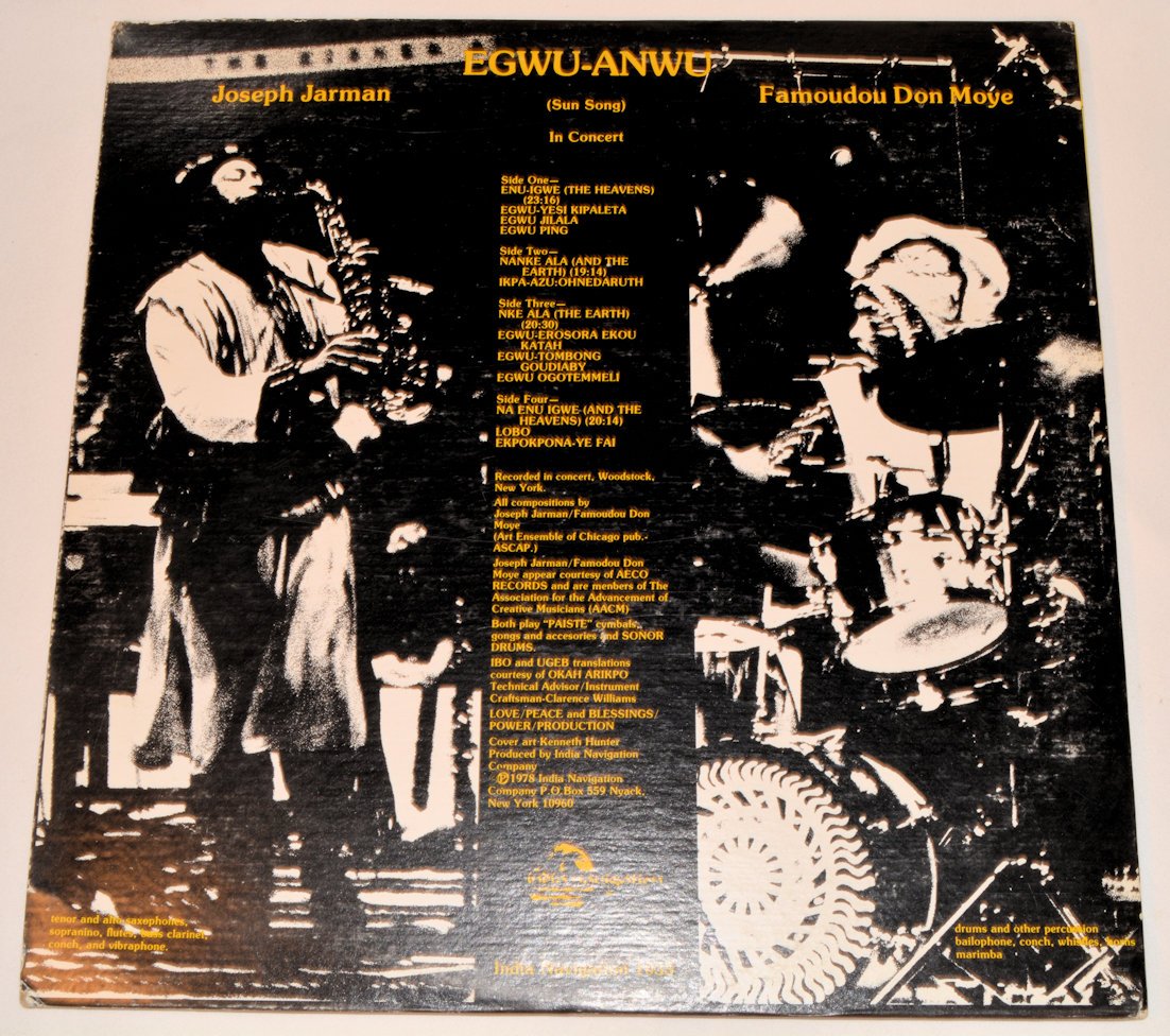 Jarman, Joseph - Egwu-Anwu (Sun Song)