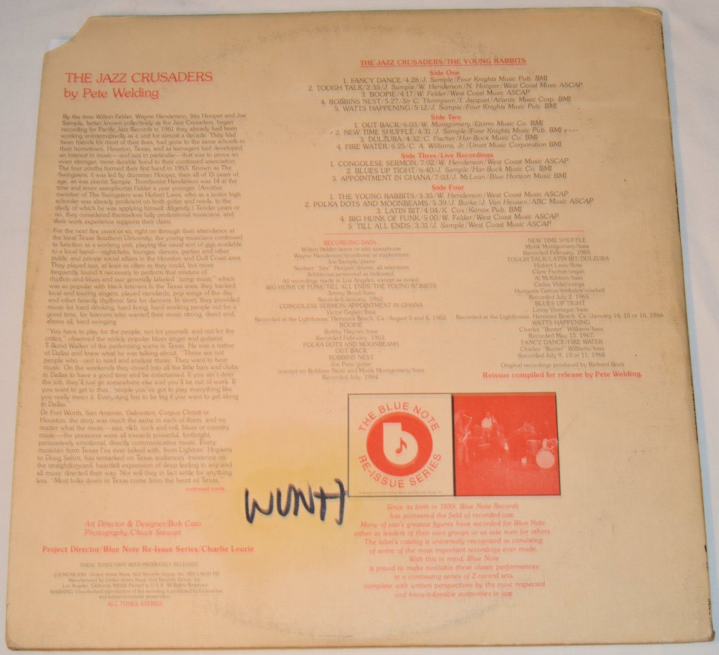 Jazz Crusaders - Young Rabbits