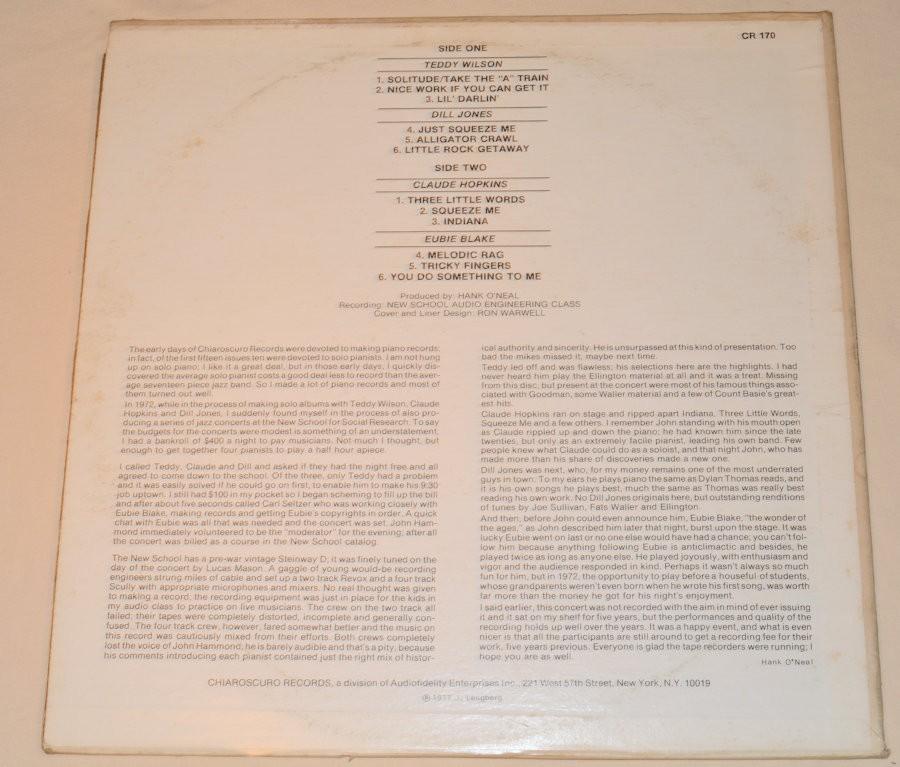 Various - Jazz Piano Masters