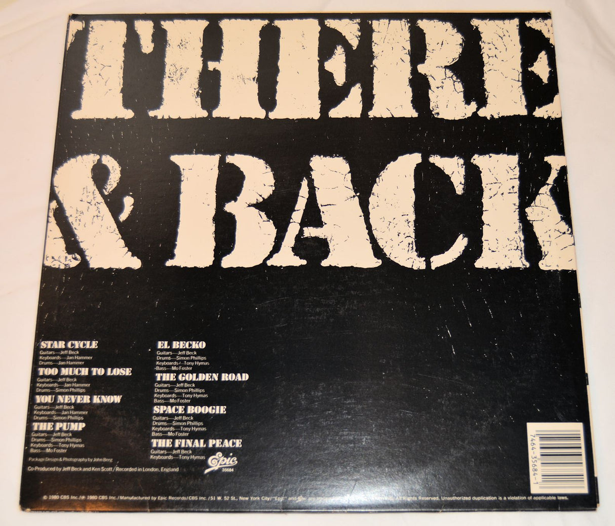 Beck, Jeff - There And Back