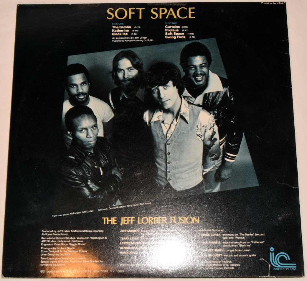 Lorber, Jeff Fusion - Soft Space