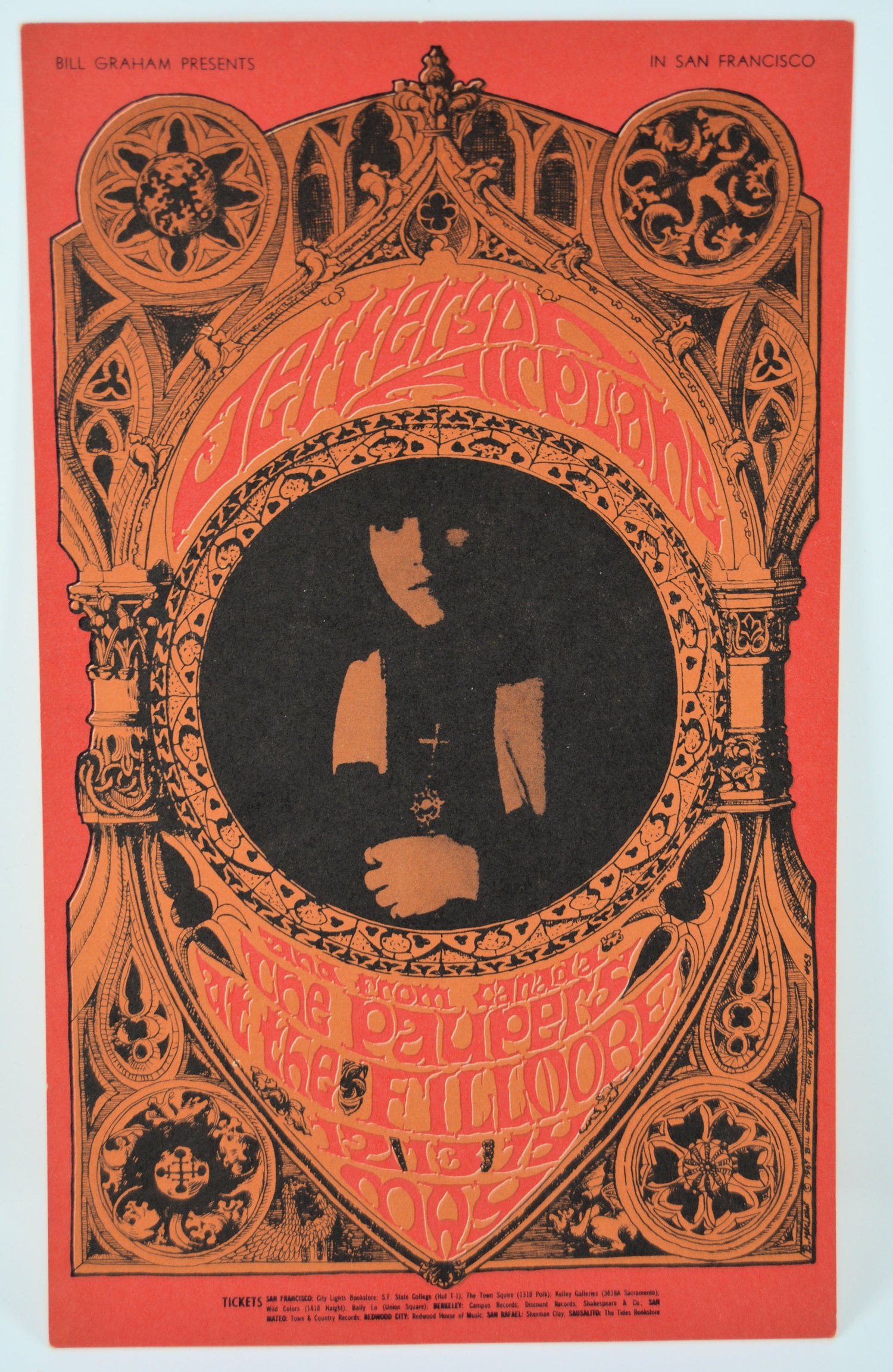 Jefferson Airplane - Fillmore Postcard