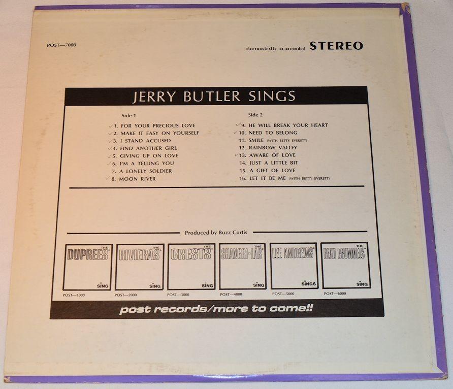 Butler, Jerry - Sings