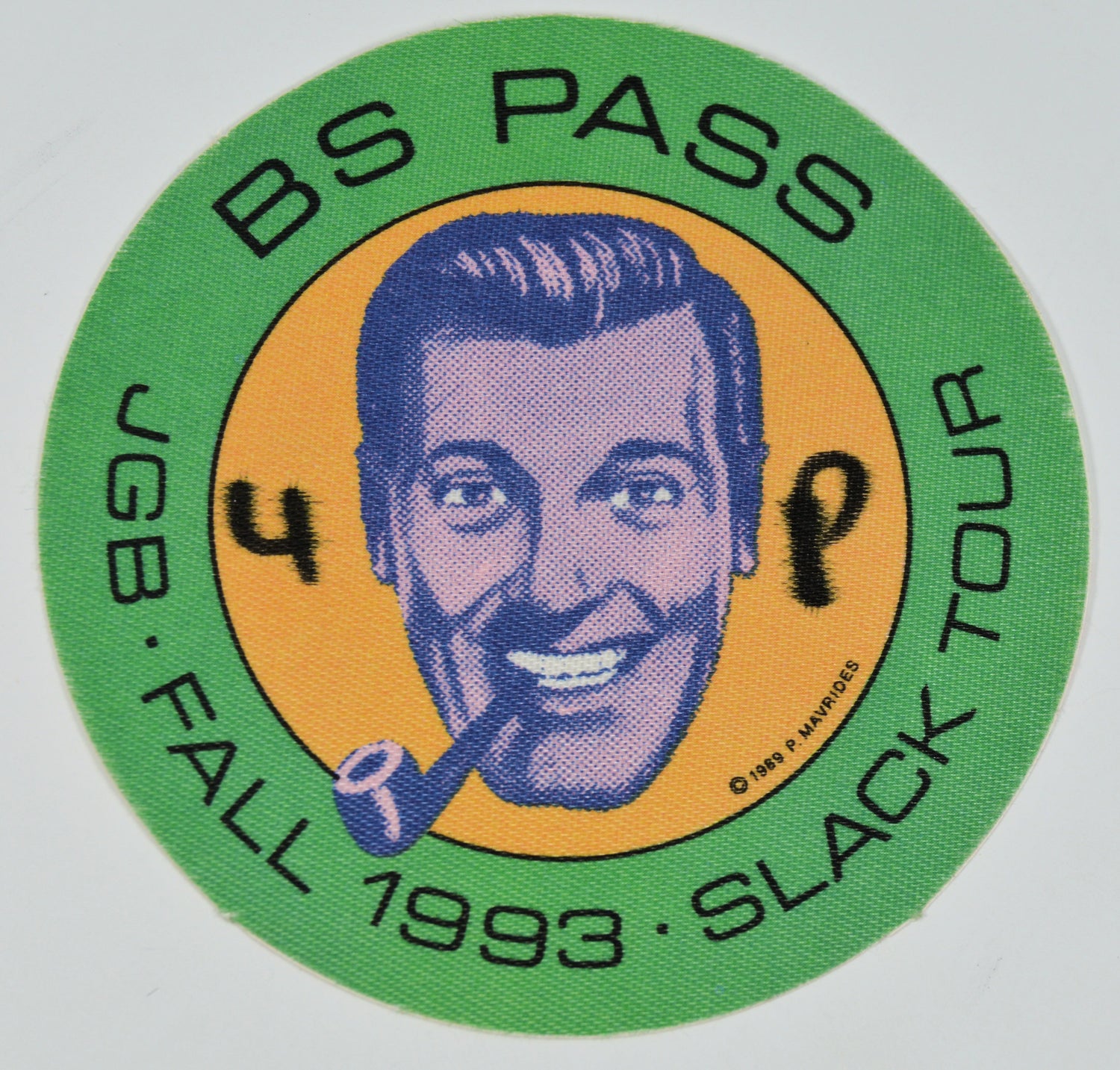 Garcia, Jerry - 1993 Slack Backstage Pass