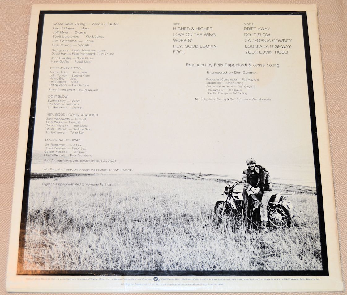 Young, Jesse Colin - Love On The Wing