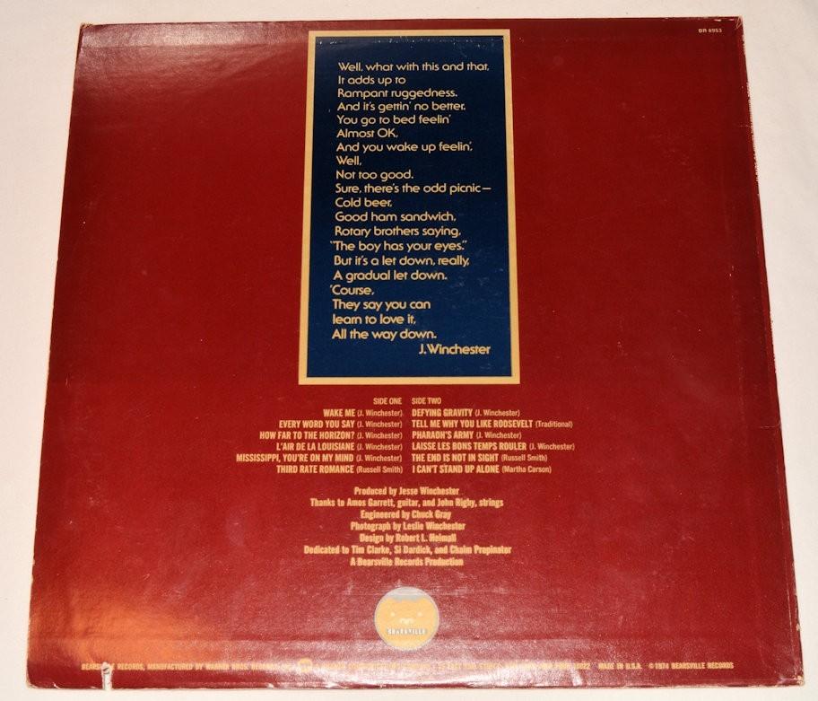 Winchester, Jesse - Learn To Love It