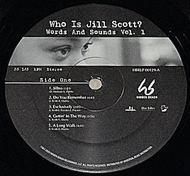 Who Is Jill Scott? Words And Sounds Vol 1, Vinyl Record Album 2LP