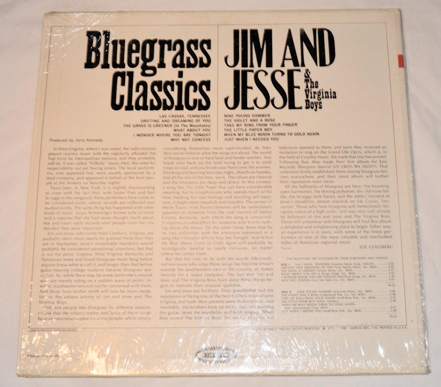 Jim And Jess - Bluegrass Classics