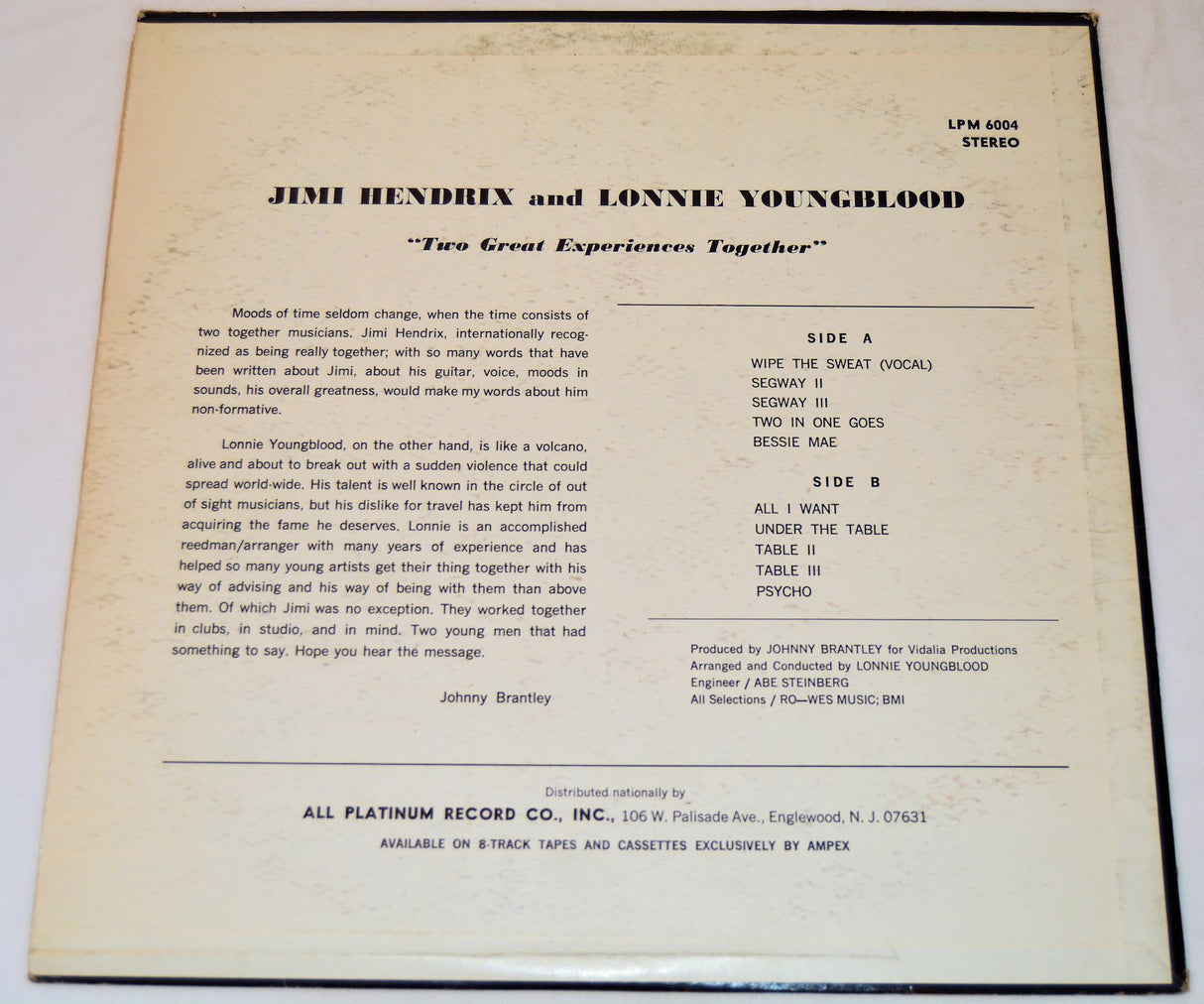 Hendrix, Jimi/Youngblood Lonnie - Together