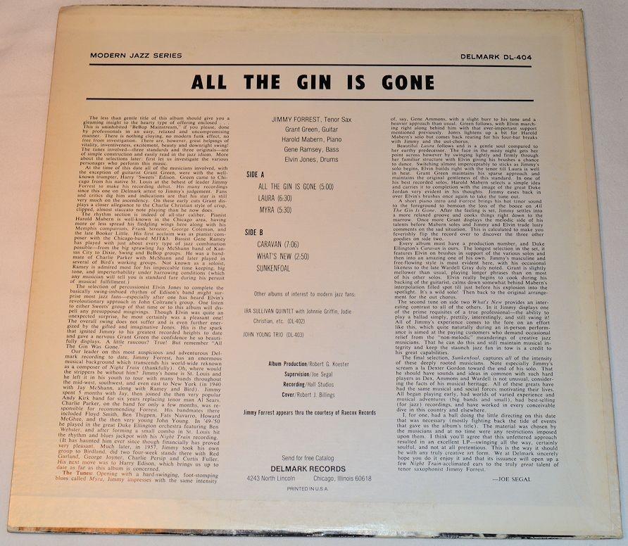 Forrest, Jimmy - All The Gin Is Gone