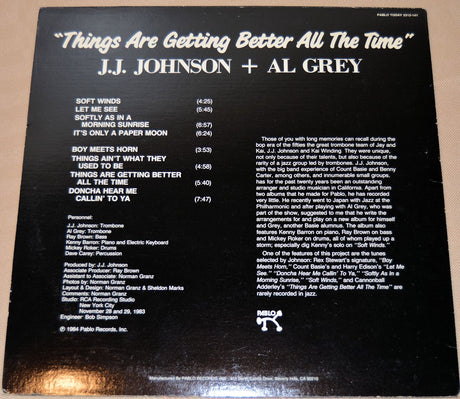 Johnson, J.J./Grey, Al - Things Are Getting Better All The Time