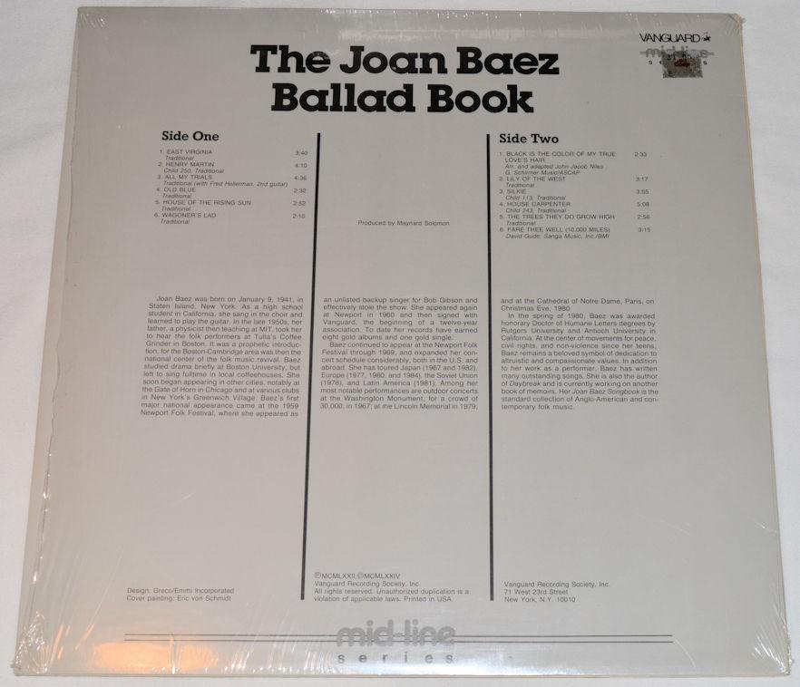 Baez, Joan - Ballad Book