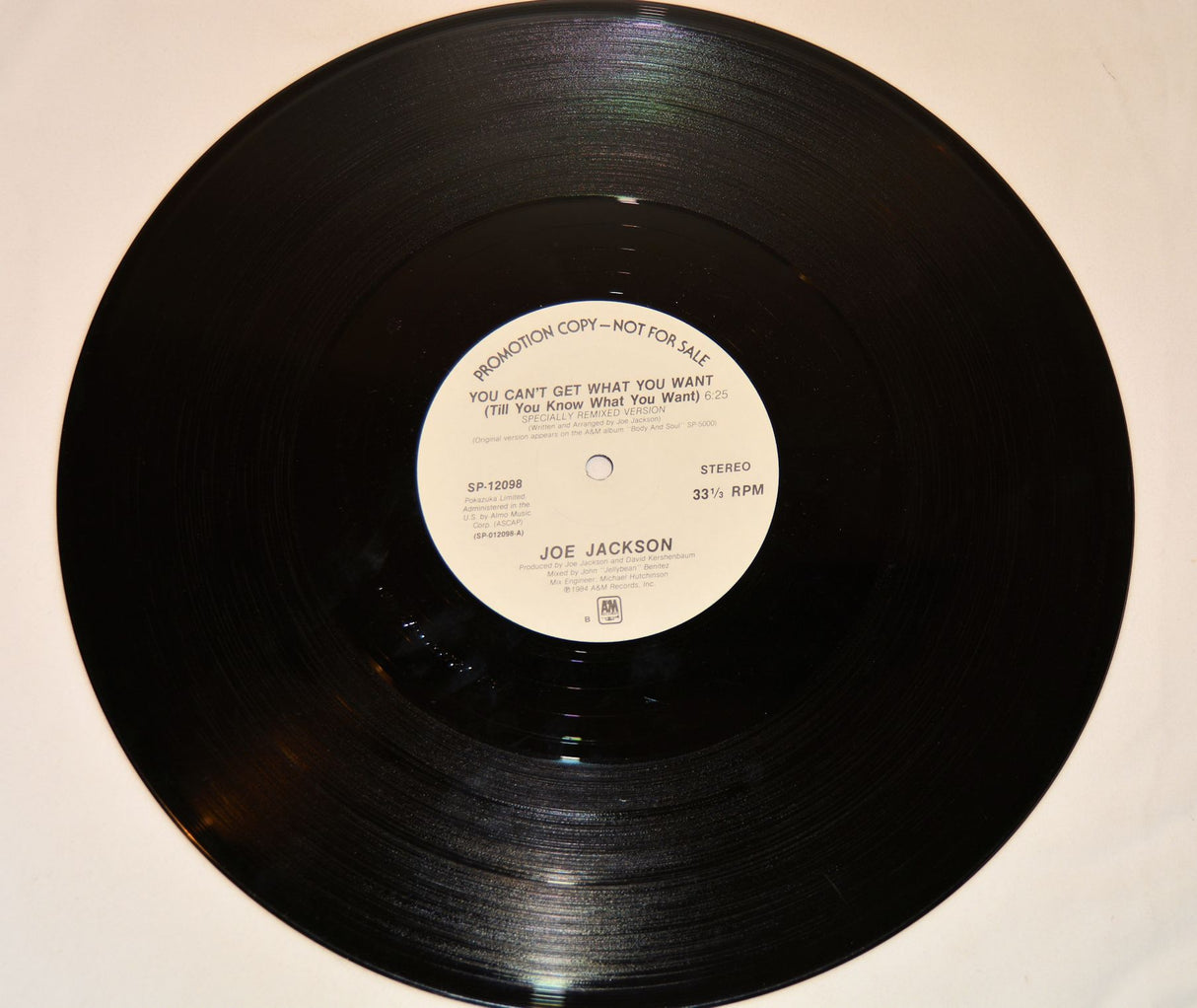 Jackson, Joe - You Can't Get What You Want