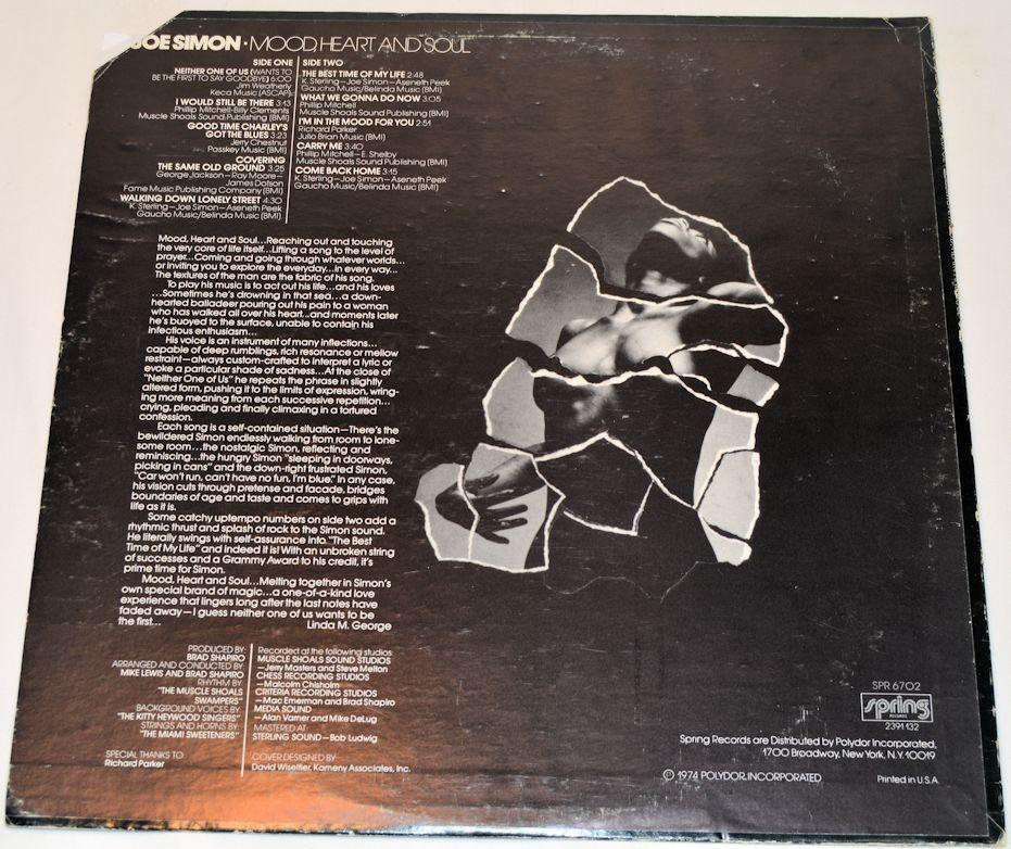 Simon, Joe - Mood Heart And Soul