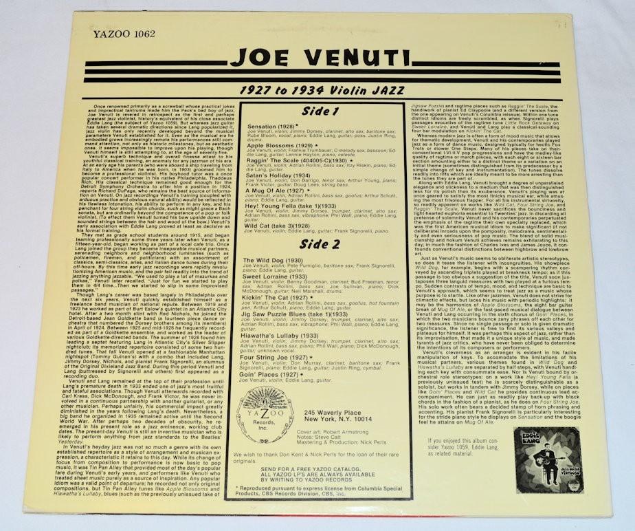 Venuti, Joe - Violin Jazz