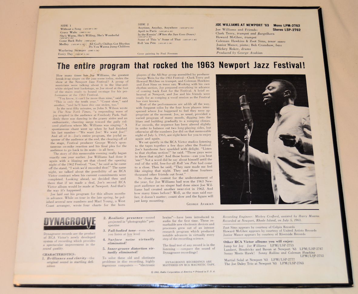 Williams, Joe - Newport 63