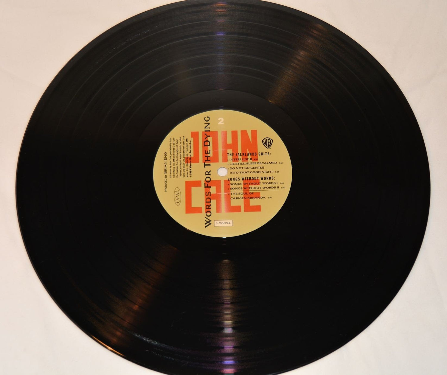 Cale, John - Words For The Dying