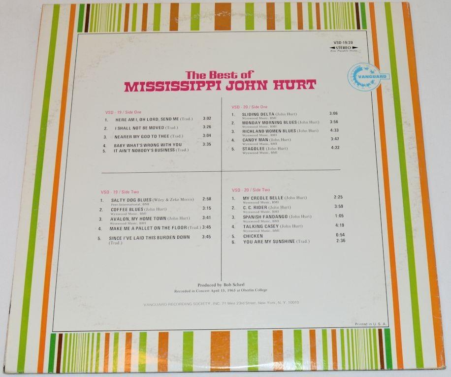 Hurt, Mississippi John - The Best Of