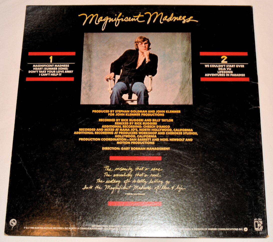 Klemmer, John - Magnificent Madness