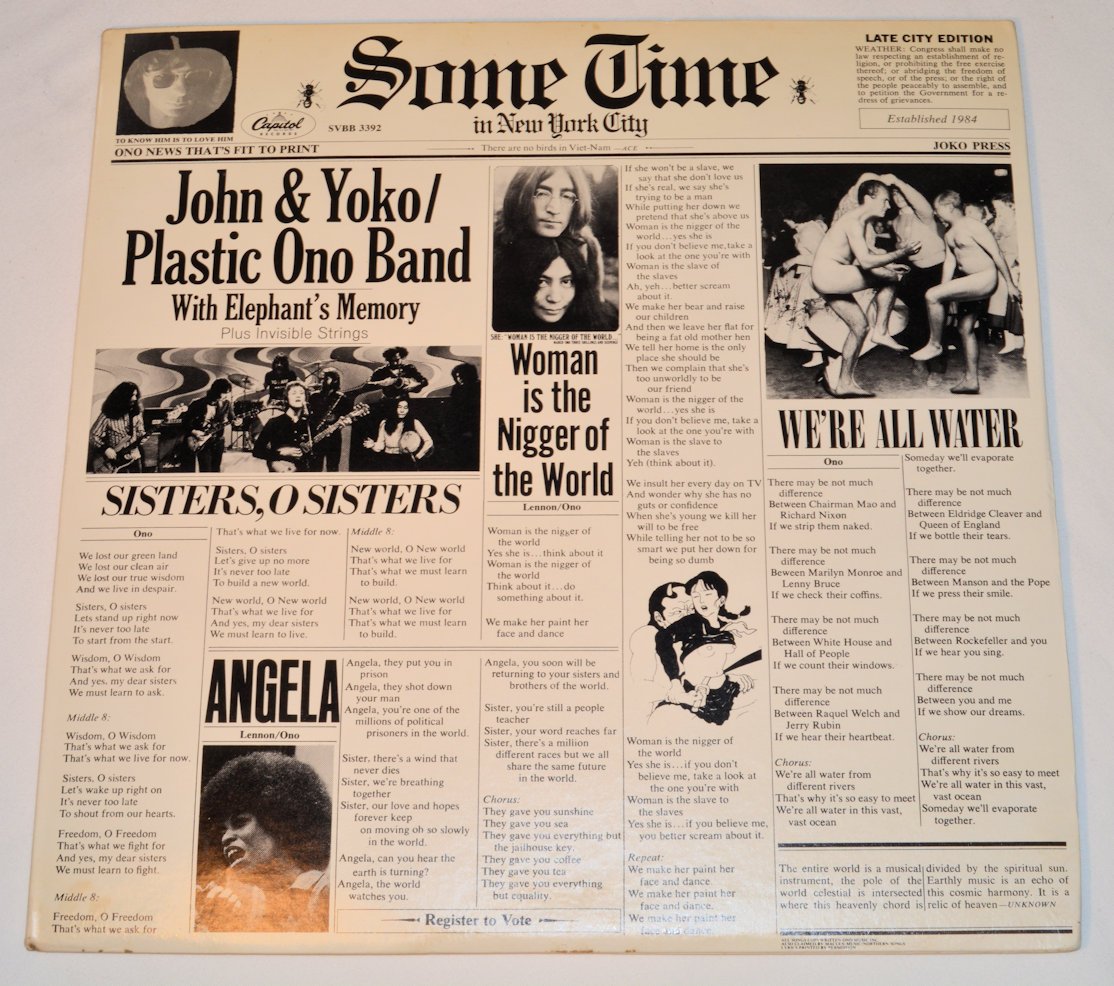 Lennon, John/Plastic Ono - Sometime In NY City