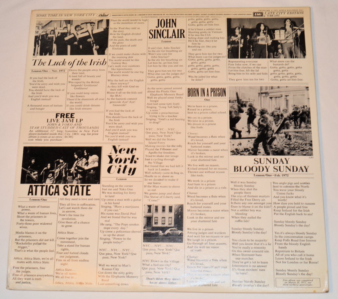 Lennon, John/Plastic Ono - Sometime In NY City