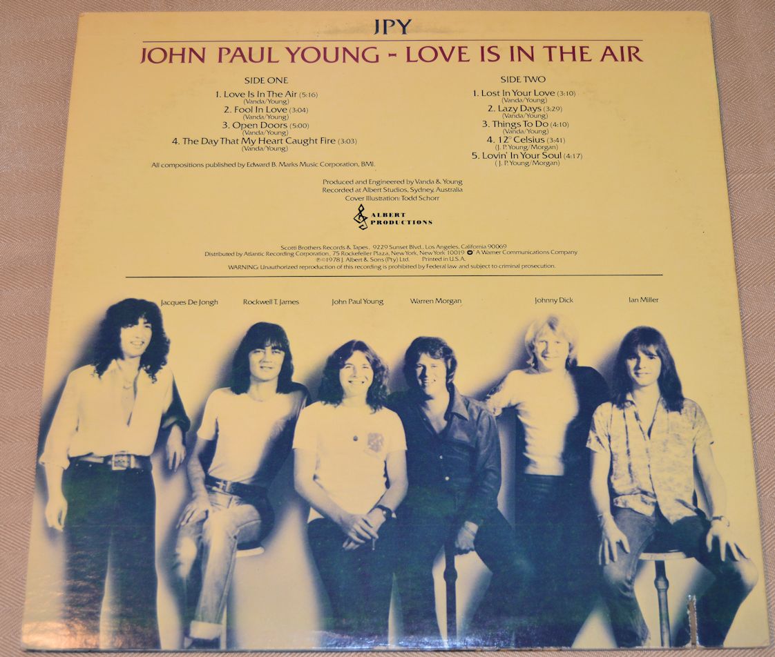 Young, John Paul - Love Is In The Air
