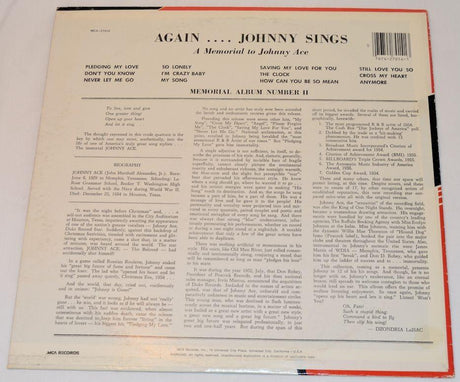 Ace, Johnny - Memorial Album