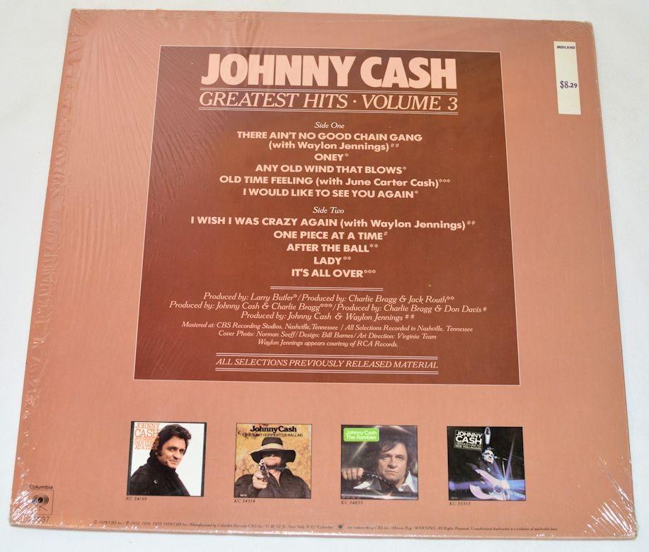 Cash, Johnny - Greatest Hits Vol 3