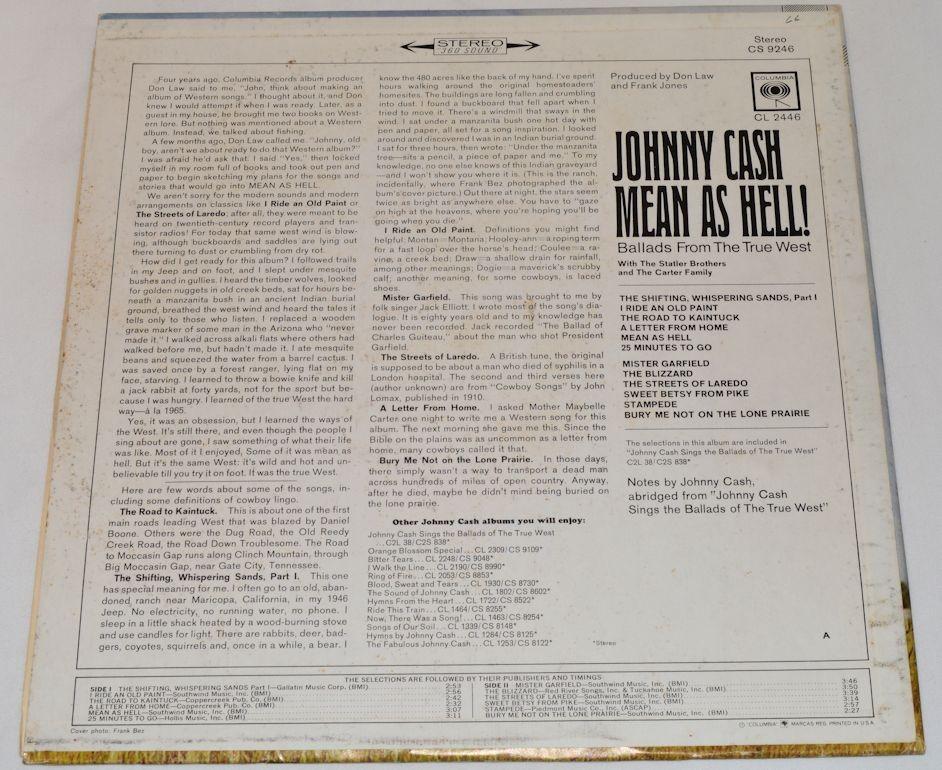 Cash, Johnny - Mean As Hell