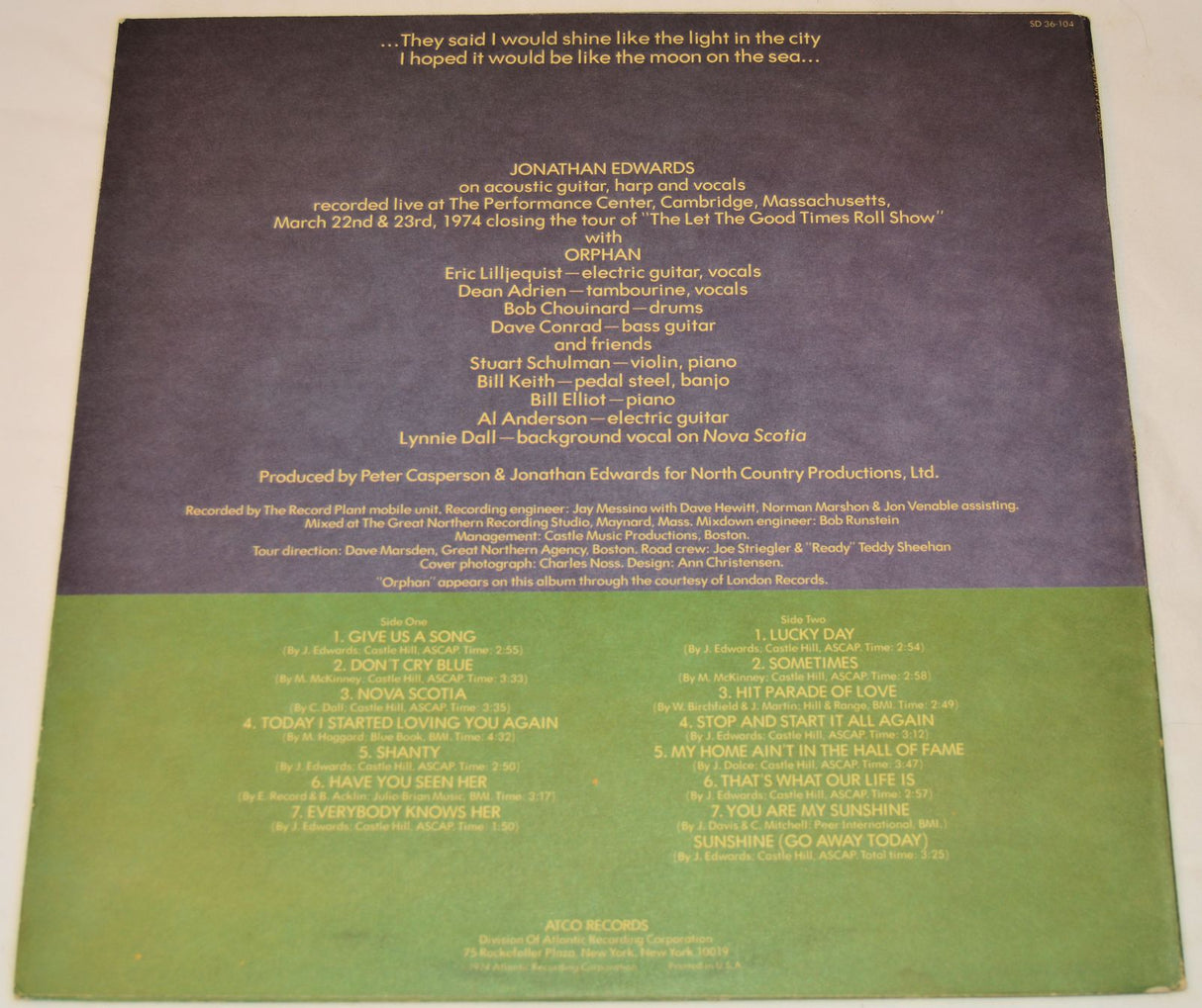 Edwards, Jonathan - Lucky Day