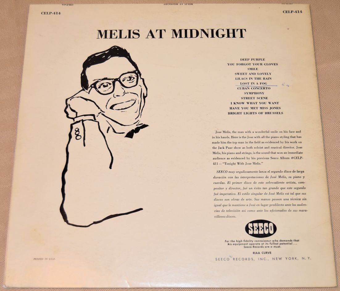 Melis, Jose - At Midnight