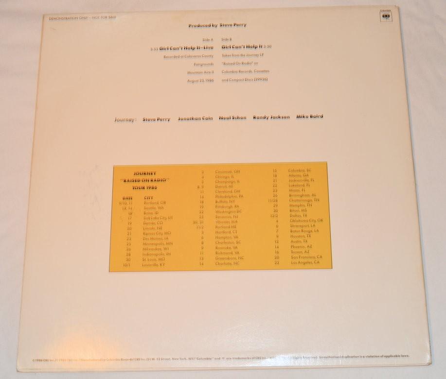 Journey - Girl Can't Help It