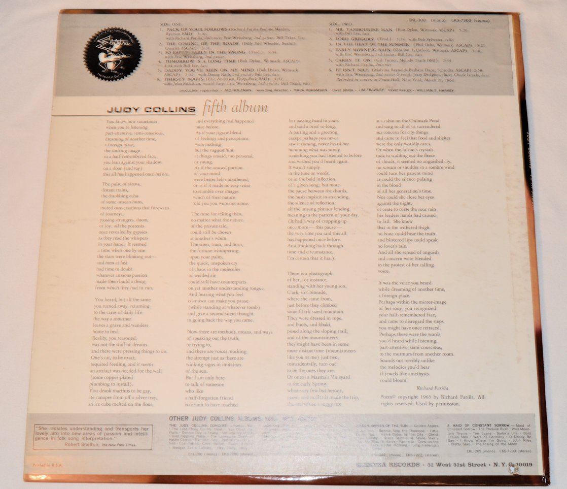 Collins, Judy - Fifth Album